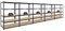 PROREGAL Mega Deal 5X Schwerlastregal Taurus Schwarz 180x120x60cm mit Fachlast 175kg Kellerregal, Steckregal, Garagenregal, Lagerregal