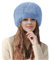 Lina & Lily Mütze Damen Winter aus Kunstfell (Himmelblau)