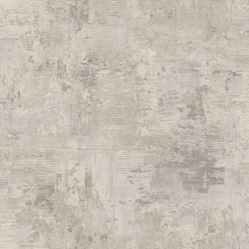 Belgravia Decor Plaster Texture Cream Grey Wallpaper 2315