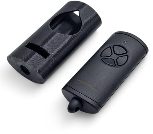 Hormann HSE4 868 BS - Cover protettiva per telecomando per garage Hormann HSE4, resistente agli urti, compatibile con telecomando per porta del garage (nero)