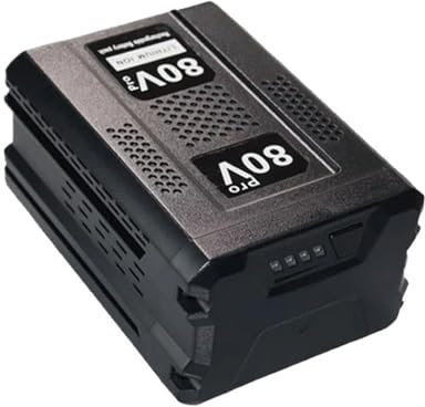 Batteries For Outils Électriques, Compatibles Avec Greenworks, Batterie Rechargeable De Remplacement 80 V, 8,0 Ah, Lithium-ion, For GBA80200, GBA80250, GBA80400, GBA80250, GBA80500(GLB 80V 6000mAh)
