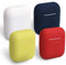 homEdge Custodia per AirPods, 4 confezioni Custodia protettiva in silicone senza cuciture per custodia Apple AirPods - Bianco, rosso, giallo e blu notte
