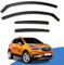 EdgeVisors Wind Deflectors | Fits: Vauxhall Mokka/Mokka X MK1 (2012-2020) 5 Door SUV 4pc Set | In-Channel Rain Guards for Wind, Rain & Sun Protection, Easy Installation - Tinted