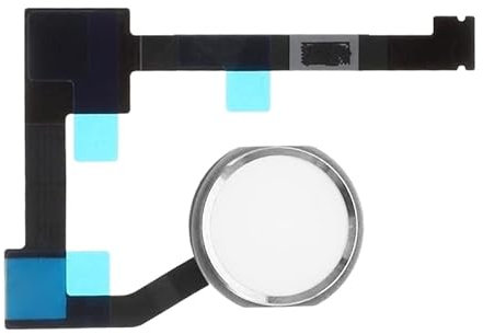 LADYSON Kit de réparation de bouton Home pour iPad Mini 4 compatible avec iPad MNI 4 boutons (blanc)