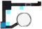LADYSON Kit de réparation de bouton Home pour iPad Mini 4 compatible avec iPad MNI 4 boutons (blanc)