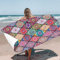 MANFÂ Mikrofaser StrandtüCher HandtüCher,Sandfreie,Schnell Trocknende,Damen MäDchen Tragbares Mit Tragetasche,FüR Reisehandtuch,Reise,Strand,Camping,Sauna,Fitness,Yoga-160x80cm