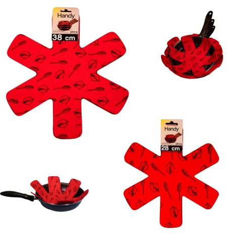 Protector De Ollas Y Sartenes Antideslizante. Separador De Ollas para Proteccion De Paellas Platos Utensilios De Cocina Cazuelas y vajilla de Loza