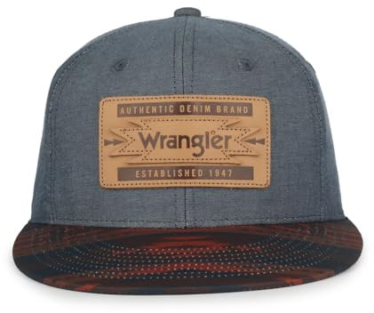 Outdoor Cap Herren Wrangler Western Cap by Baseballkappe, Denim, One Size