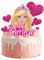 9 Stück Tortendeko, Cake Topper, Prinzessin Geburtstag Deko, Happy Birthday Tortendeko, Prinzessin Theme Topper für Mädchen Geburtstag Party Kuchen Dekoration Supplies