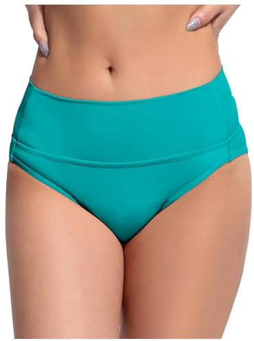 Perioden Hose zum Schwimmen Bikini Perioden Bikinihose Menstruations Badeanzug Perioden Badebekleidung Auslaufsichere Menstruationsunterwäsche für Mädchen Teenager Frauen (Mint Green, L)