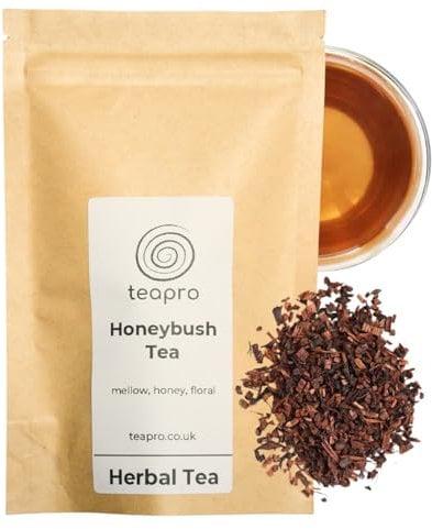 Teapro Honeybush Herbal Tea Loose Leaf 60g | Naturally Sweet Tea | Caffeine Free Tea | Redbush Tea | South African Heuningbos Loose Leaf Tea