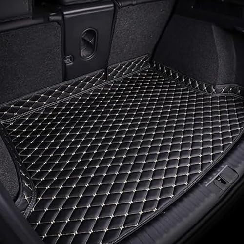 QSLLLY Coche Estera Maletero para Fiat 500L 2013-2024,Tronco Bandeja Alfombra Protector Cuero Alfombrillas Maletero AntiarañAzo Interiores Accesorios,B