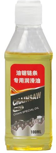 Lubrifiant À L'huile De Scie À Chaîne 100ml | Huile De Chaîne Pour Scie Synthétique Et Anti-Rouille Pour Outils Jardinage Et Garage Résistante Aux Températures Extrêmes Réduction Bruit Et Friction
