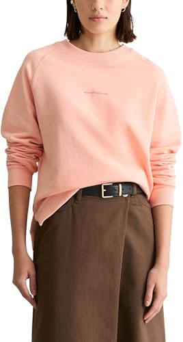Marc OߴPolo Denim Damen Sweatshirt aus Bio-Baumwolle mit Raglanärmeln, Orange (Peony Pink), S