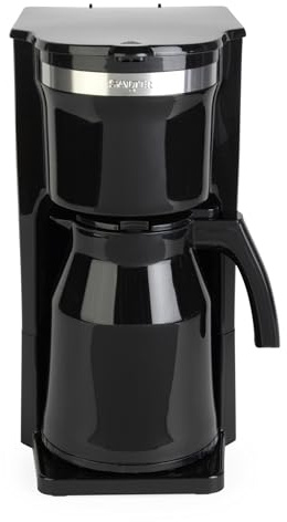 Salter Thermobrew Filterkaffeemaschine, 1 l, 8 Tassen | Mehrschichtige Isolierung hält Kaffee bis zu 5 Std. warm, Thermoglaskanne, herausnehmbarer Mehrwegfilter, 800 W