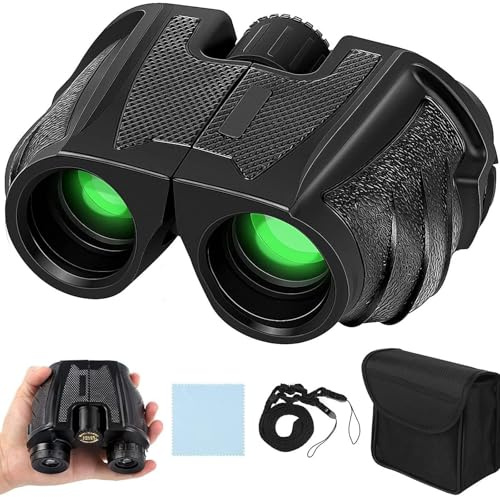 Auricase Fernglas 12x25, Magnesium Fernglas mit Nitrogenfüllung und wasserdicht, BAK4 HD Prisma + FMC Objektiv, Ferngläser für Vogelbeobachtung, Jagd, Wandern, Sightseeing