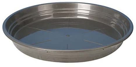 Soucoupe Ronde, 17 Diamètre, Gris