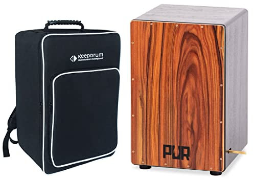 PUR PC3399 Vision SP PRO Black Santos Palisander Cajon + keepdrum Tasche