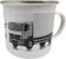 Blechwaren Fabrik Braunschweig GmbH Emaille Becher - Echte Männer Fahren LKW - EB20 emaillierte Tasse 0,5l