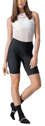 CASTELLI Damen Prima Shorts, Schwarz-Weiss, S EU