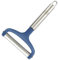 FACKELMANN Lonchador Laminador Queso para Sandwich, Cortar ELEMENTAL, Acero Inoxidable, Arco Polipropileno, 18,5x12x1,5cm, 1ud