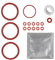 Snapworld-Kaffee Dichtung O-Ringe für DeLonghi EABI EAM ECA ESAM AEG Caffe Grande Silenzio, Dichtungsringe zu Wassertank Brühgruppe Flowmeter Thermoblock Druckschlauch als Wartungssatz - Top Qualität