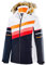 Black Crevice Damen Skijacke, weiß/schwarz, 46