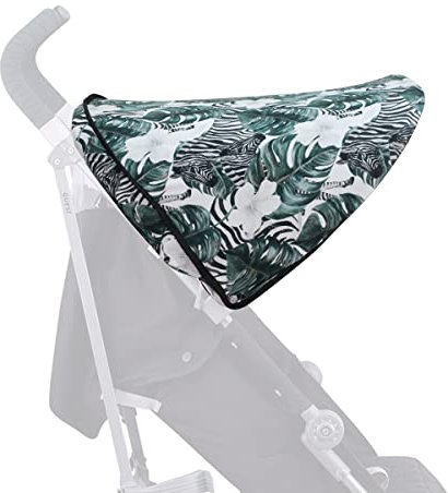 JYOKO KIDS Verdeck für Kinderwagen kompatibel mit Maclaren Quest, Techno (ZEBRA)