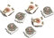 50pcs 3 * 3 SMD -Trimmerwiderstand Potentiometer Einstellbarer variabler Widerstand,30K Ohm