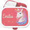 Kinder Campus für Mepal - Einhörner - Einhorn Brotdose Unicorn Vesperbox I - 750 ml - Rosa - einschulung geschenke mädchen kinderbrotdosen kindergarten einhörnern lunchbox auslaufsicher