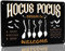 Hocus Pocus Broom Co. Metall-Blechschild, Vintage-Hexen, Wanddekoration für Zuhause, Café, Halloween, Party, 20,3 x 30,5 cm