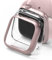 Ringke Slim (2 Pezzi) Compatibile con Cover Apple Watch 9/8 / 7 41mm, Custodia Sottile Rigida PC Antigraffio - Clear & Pink