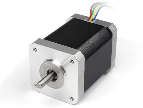 RATTMMOTOR Nema 17 Schrittmotor Nema 17 Stepper Motor,4 Drähte Stepping Motor 65Ncm (95oz.in) Hochgeschwindigkeits Bipolar 1,8 Grad 2 Phase 1,8A 42x42x60mm für 3D Drucker,CNC-Fräse,Roboter