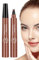 Magischer Augenbrauenstift, Wasserfester -Microblading-Augenbrauenstift, Neuer Wasserfester -Microblading-Augenbrauenstift-Konturstift, Präziser Brauenstift Mit 4 Spitzen, Rotbraun