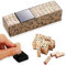 Holzstempel, 40 Stück Holzstempel Alphabet Buchstaben Stempel Set, Digitale Alphabetstempel, mit Stempelkissen, Stempelset für Handwerk, Scrapbooking, Brief, DIY Handbuch