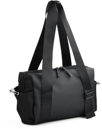 Kleine Sporttasche Für Damen, Mini Sporttasche Damen Mit Trennschicht, Sporttasche Damen Sport Tasche, Wasserdicht Travel Bag Für Trockenes Und Nasses, Verstellbare Gym Bag Women, Schwarz