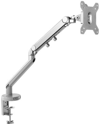 Monitor stand Einzelmonitorhalterung for 17-32-Zoll-Bildschirme, hält 19,8 Pfund, Einzelmonitor-Tischhalterung mit mechanischer Feder, Einzelmonitorarm mit Dreh-, Neigungs- und Drehfunktion Desk acces