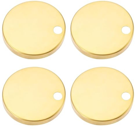 GIONAR 4 PCS Toilet Seat Hinges, 60mm Toilet Seat Hinge Fixings, Quick Release Toilet Seat Fixings, Stainless Steel Toilet Seat Hinge Cover, Universal Toilets Hinges Cover