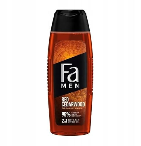 FA Lot de 4 gels douche Men Red Cedarwood 4 x 250 ml