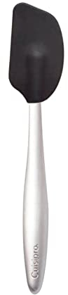 Cuisipro Scraper, Silicone/Stainless Steel, Black, 28 x 28 x 18 cm