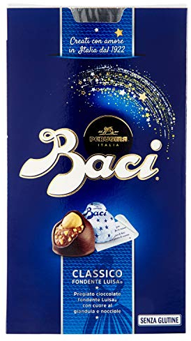 Baci Perugina Pralinen mit dunkler Schokolade und Haselnussfüllung Box, 1 Pack (1 x 200 g)