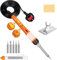 Saldatore a Stagno SREMTCH 60W Saldatura Kit con Temperatura Regolabile 200-450℃ aldatore Professionale con interruttore ON/OFF 5 Pezzi Punte Filo per Saldatura, Supporto per saldatore