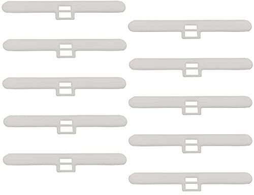 10pcs Vertical Blind Top Hangers, Vertical Blind Parts Spares for 89mm Slat (white)