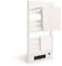 CREATE / Warm Towel PRO + Mensola/Radiatore Asciugamani Bianco, con Mensola, con WiFi, Telecomandato, 500 W e 1500 W, Elettrico, a Basso consumo, LCD, IP24 Anti-Schizzi