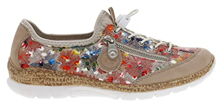 Rieker Modische Sneaker N4263, mehrfarbig, 39 EU