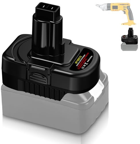 Akku-Adapter für Dewalt 12 V Ni-Mh schnurlose Elektrowerkzeuge, für Makita 18 V Lithium-Ionen-Akku, konvertiert in Dewalt 12 V Ni-Mh Akku XRP DW9071 DW9072 DC9071 (nur Adapter)
