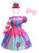 Lito Angels Disfraz Vestido de Carnaval Princesa Caramelo Piruleta con Diadema para Niñas Talla 4-5 años, Rosa