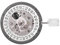 Ronlok NH35 Uhrwerk Tag Datum Set Mechanische Automatikuhr mit Genauigkeit, silber / schwarz
