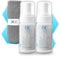 EyeAm NEUHEIT: Hygienischer Brillenschaum mit kolloidalem Silber | Für klare Sicht & effektiven Schutz vor Schmutz, Viren und Bakterien (inkl. Premium Brillenputztuch) (2x100ml)