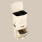ZXTRYBHD Poubelle Cuisine 40 Litres et Humide avec Roulettes, Poubelle Pedale avec Compartiments, Poubelle Tri pour la Maison et la Cuisine(Beige)
